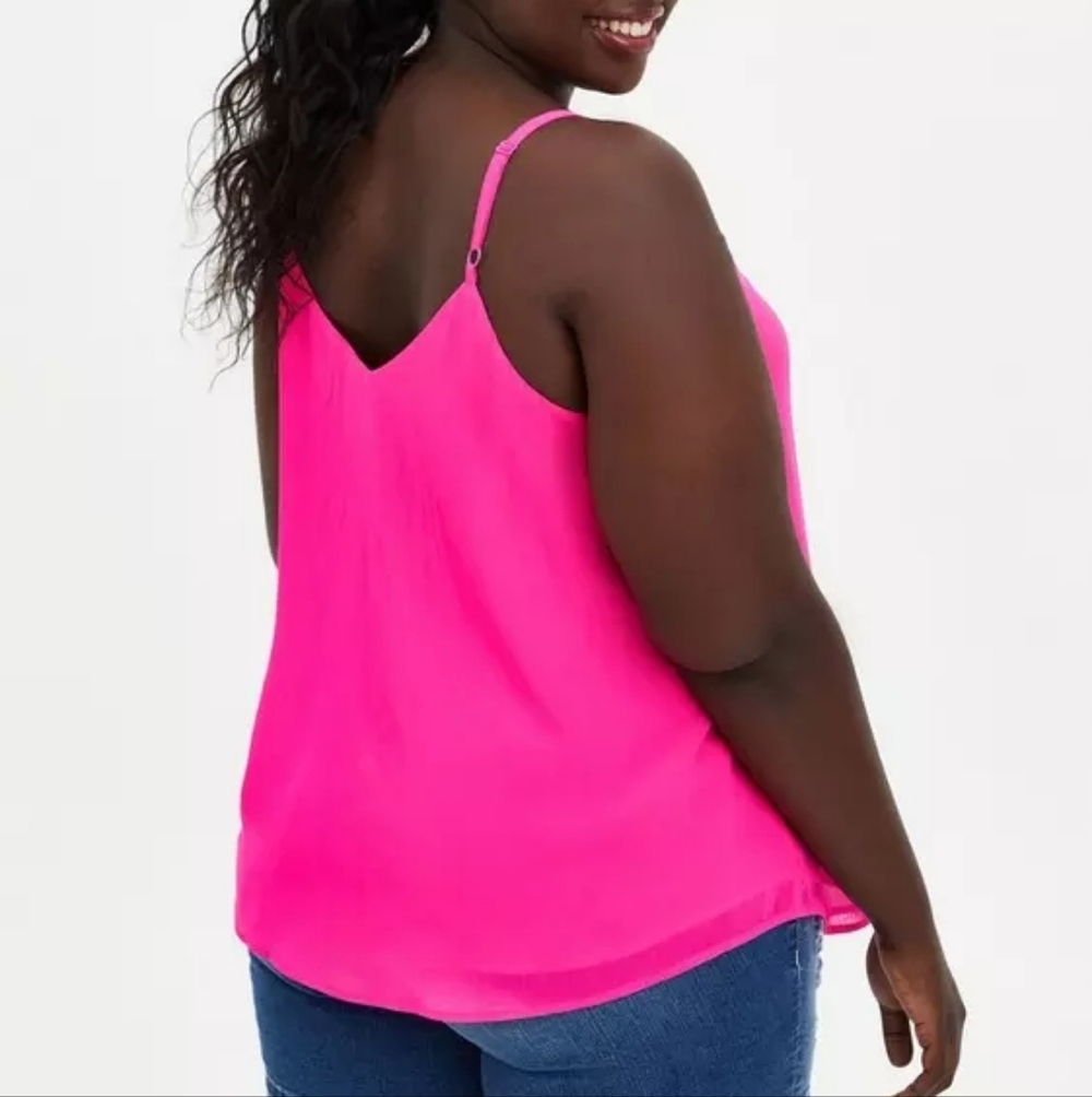 Torrid Sophie Chiffon Embroidered Swing Cami - Picture 4 of 16